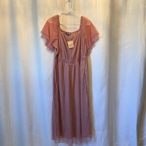 BloomChic Pink Maxi Dress